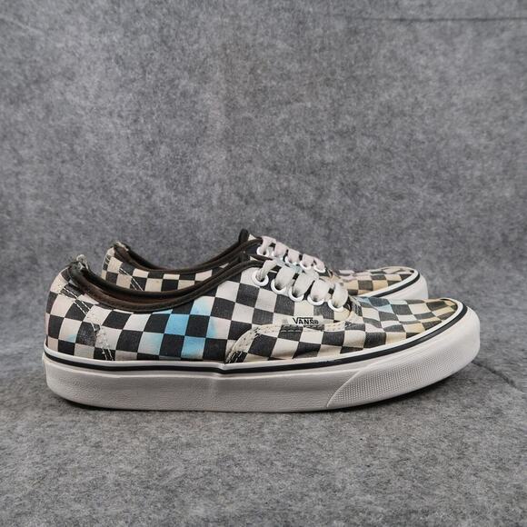 Vans Shoes Womens 8.5 Sneaker Authentic Checkerboard Canvas Skateboarding Casual - Picture 1 of 11